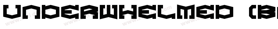 Underwhelmed (BRK)字体转换